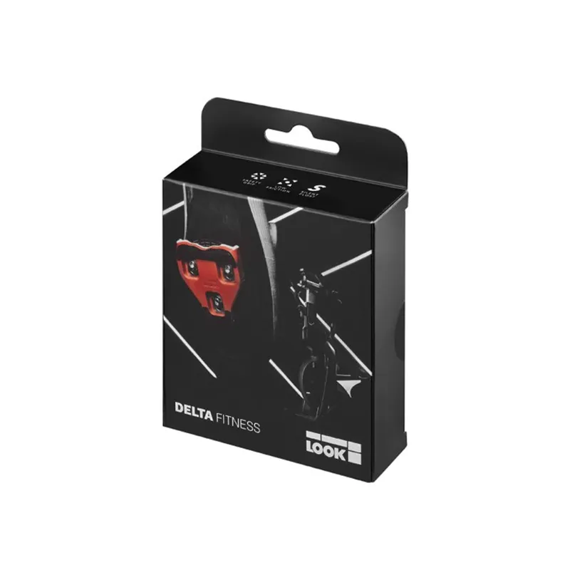 Look Delta Fitness Cleats in Red-3