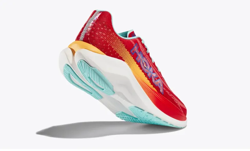 Hoka Mach X - Men's Shoe - Cerise/Cloudness-3