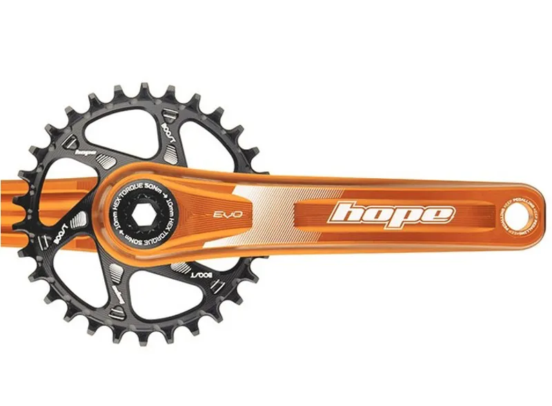 Hope EVO Replacement 170mm Drive Side Crankarm in Orange