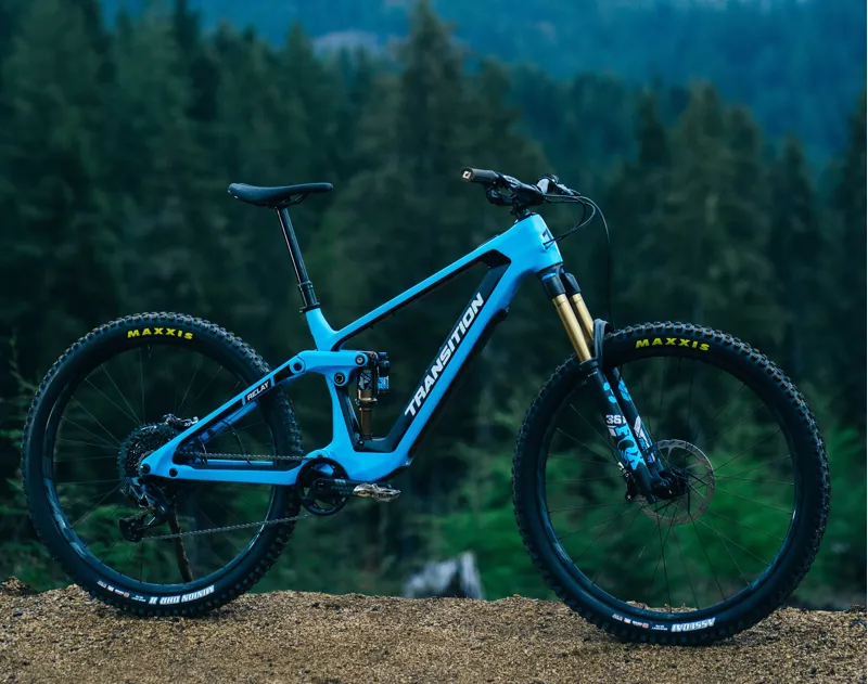 Transition Relay Carbon XX AXS Electric Mountain Bike in Tr Blue-3