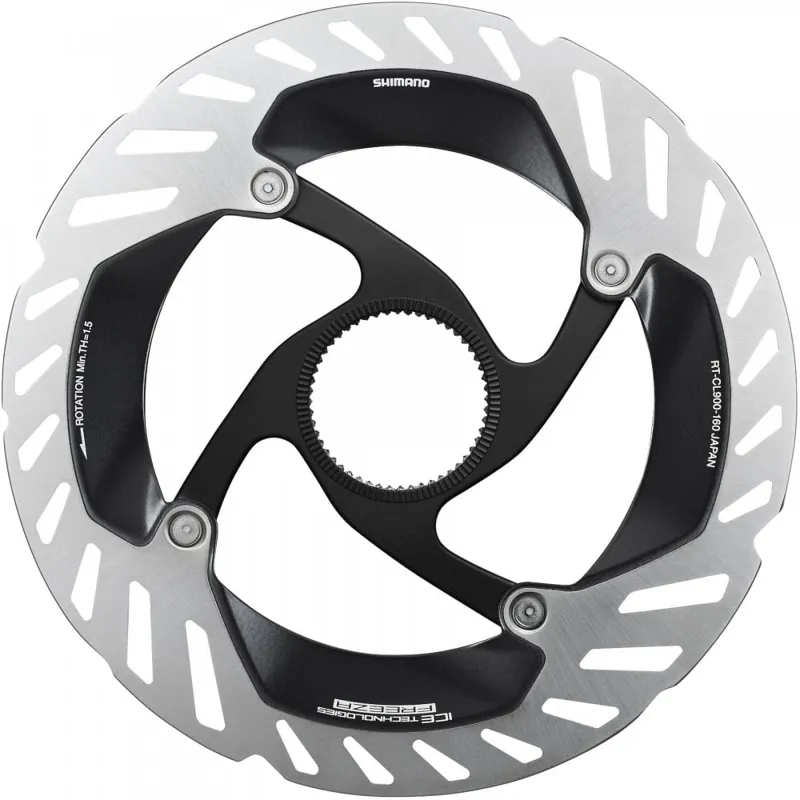 Shimano RT-CL900 Ice Tech FREEZA rotor with internal lockring 160 mm 