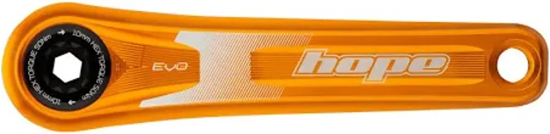 Hope EVO Replacement 170mm Non-Drive Side Crankarm in Orange