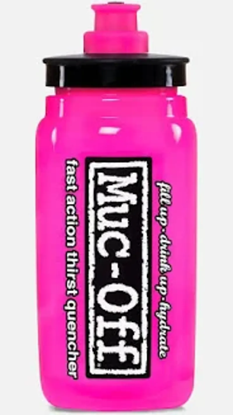 Muc-Off Pink Custom Fly Water Bottle 550ml