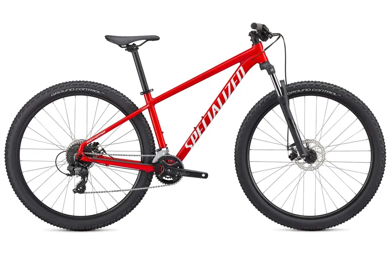 2022 Specialized Rockhopper 29 Hardtail Mountain Bike - Gloss Flo Red/White