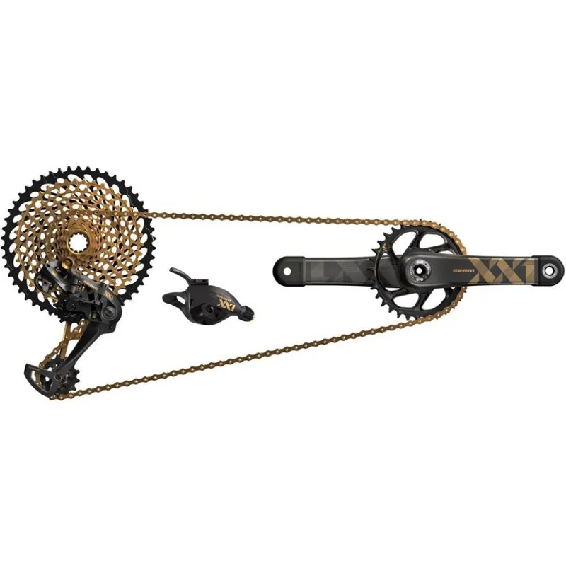 Sram XX1 Eagle DUB 170 Boost Groupset Gold