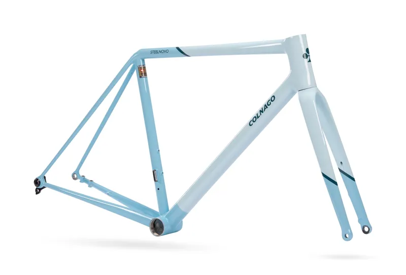 Colnago Steelnovo Steel Road Frame Set - Blue -1