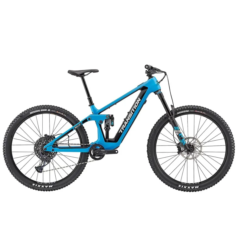 Transition Relay Carbon GX T-Type AXS Electric Mountain Bike - Blue