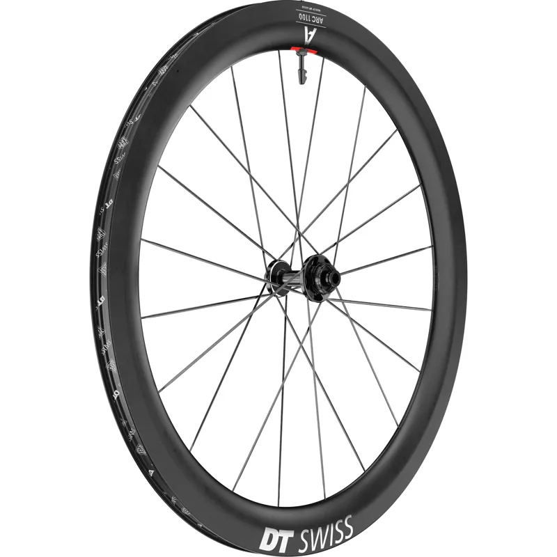 DT Swiss ARC 1100 DICUT Disc Brake Wheel - Carbon Clincher 55x22mm Rim - Front