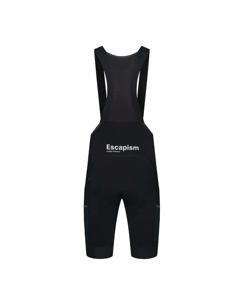 Pas Normal Studios Escapism Cargo Bibs - Black-1