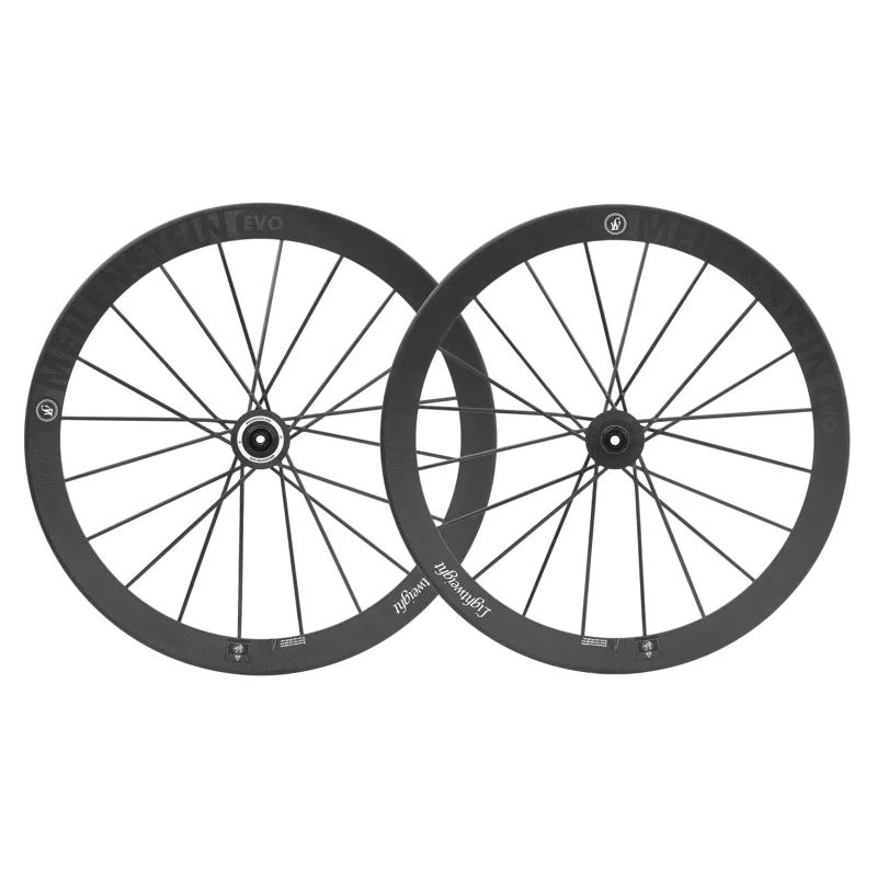 Lightweight Meilenstein Evo Rim Brake Road Wheelset Schwartz Edition 