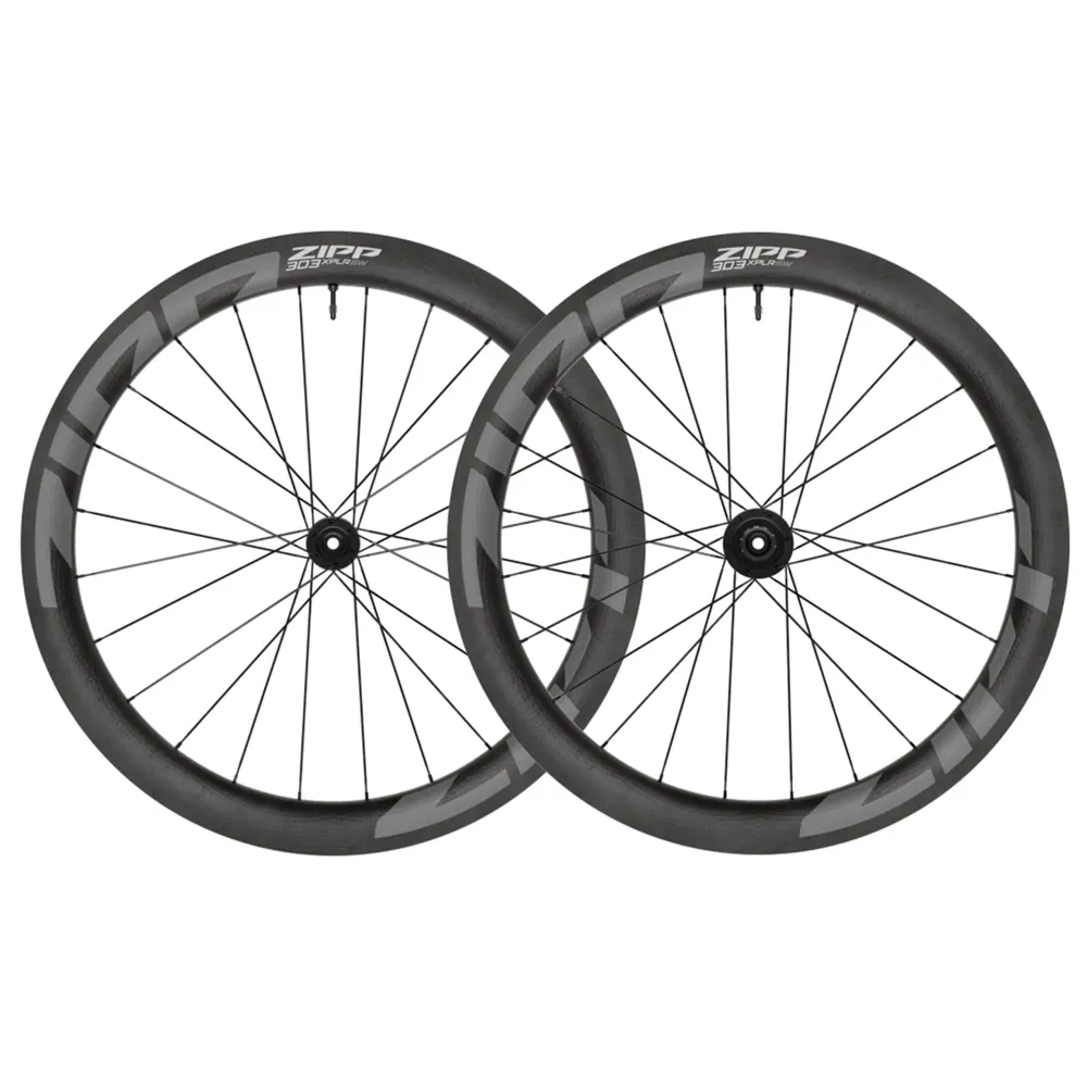 Js Cycles Zipp 303 XPLR SW Carbon Gravel Wheelset Black  - Xdr | Free delivery over £50, Price Match & Cycle to Work.