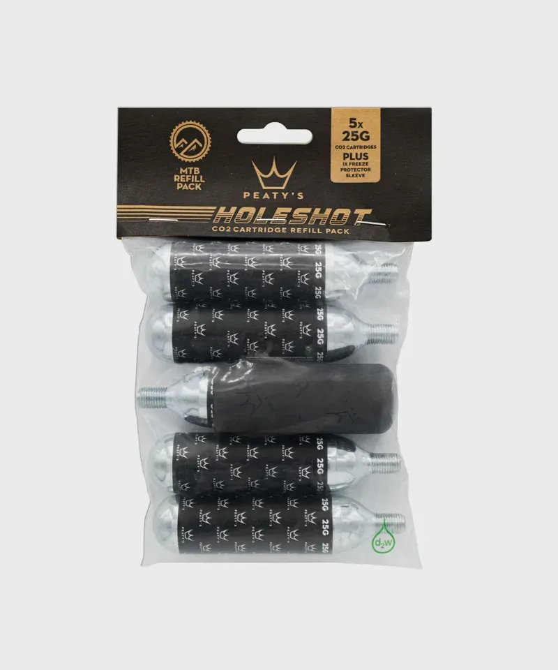 Peaty's Holeshot CO2 Cartridge Refill Pack - MTB  25g-1