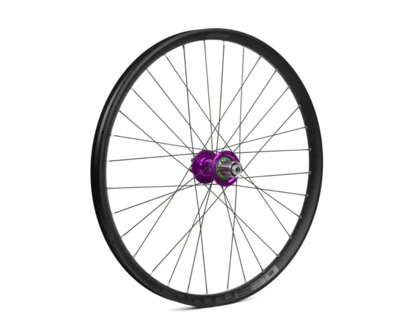 Hope Fortus Pro 4 27.5-inch 30W 135mm Downhill Rear Wheel in Purple