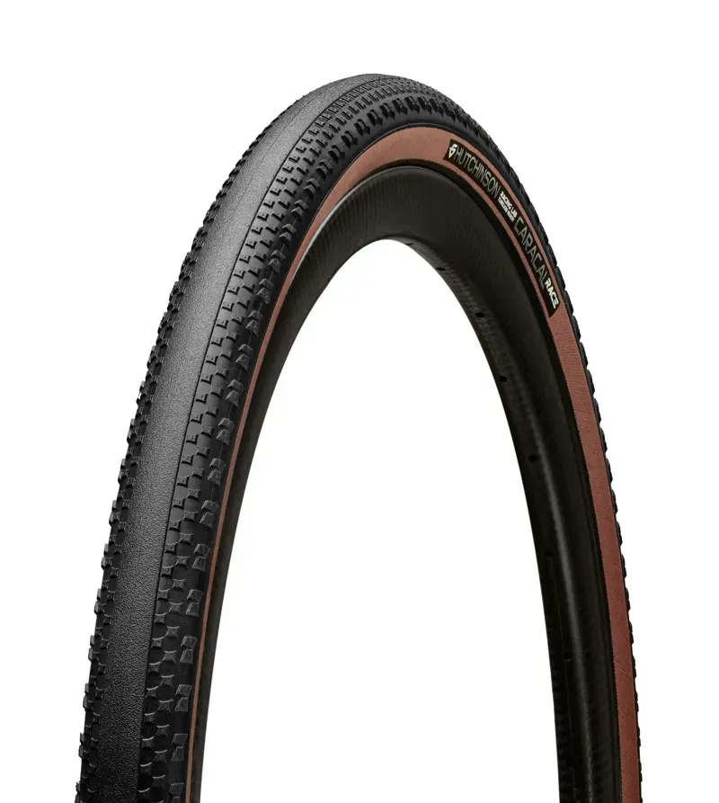 Hutchinson Caracal Race Tubeless Ready Gravel Tyre Tan Wall 40mm