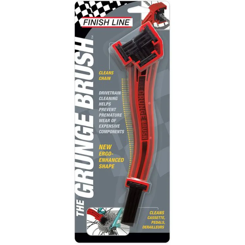 Finish Line Grunge Brush in Red