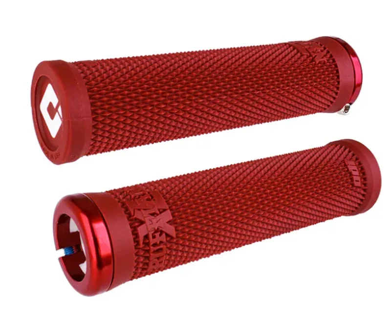 Odi Ruffian V2.1 135mm MTB Lock-on Grips in Red