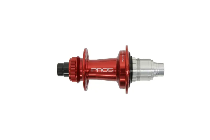 PRO 5 C/Lock Rear hub- 32 Spoke Hole- 148mm - 12mm - Red -3