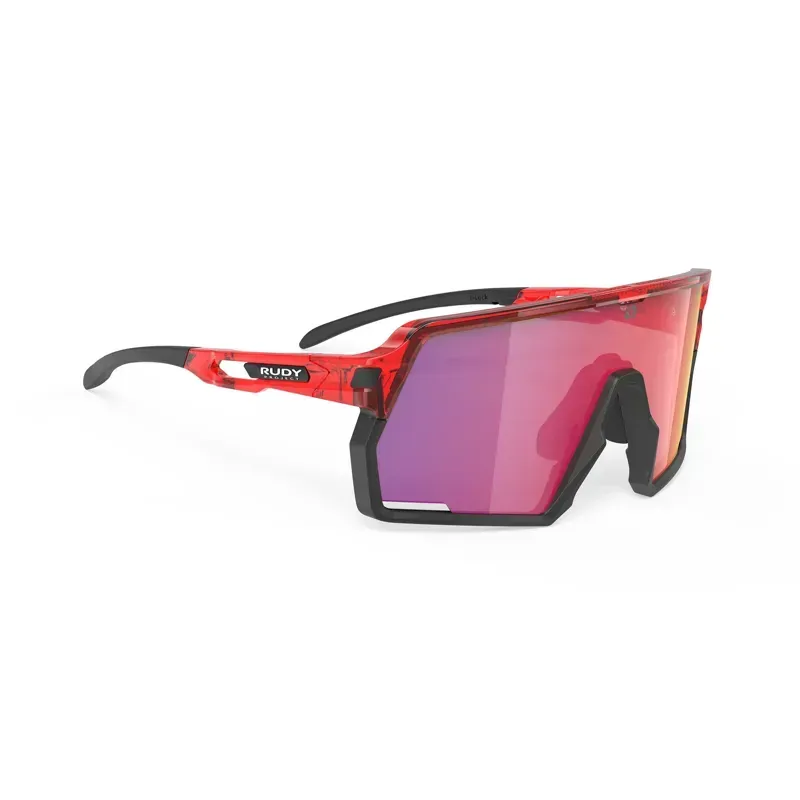 Rudy Project Kelion RP Optics Sunglasses In Crystal Red/Multilaser Red