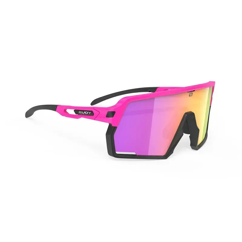 Rudy Project Kelion RP Optics Sunglasses In Pink Fluo Matte/Multilaser Sunset