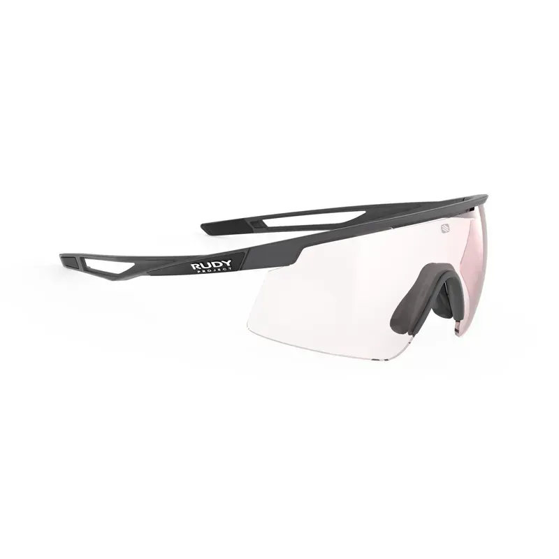 Rudy Project Turbolence Impact PH Sunglasses In Charcoal Matte/2Laser Red
