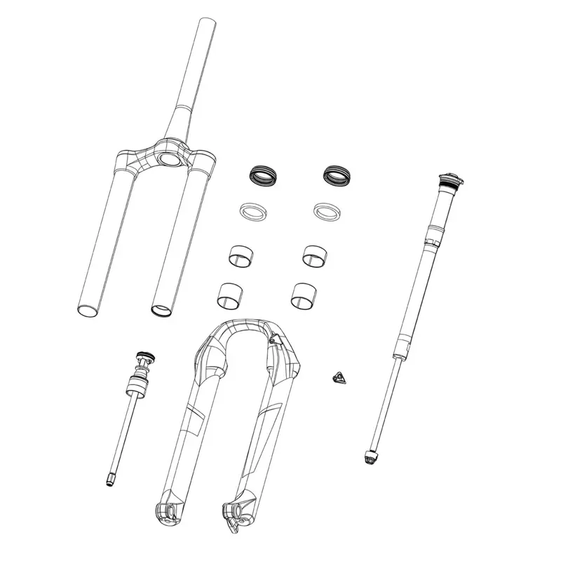 Rockshox Fork Spring Debonair+ Shaft 