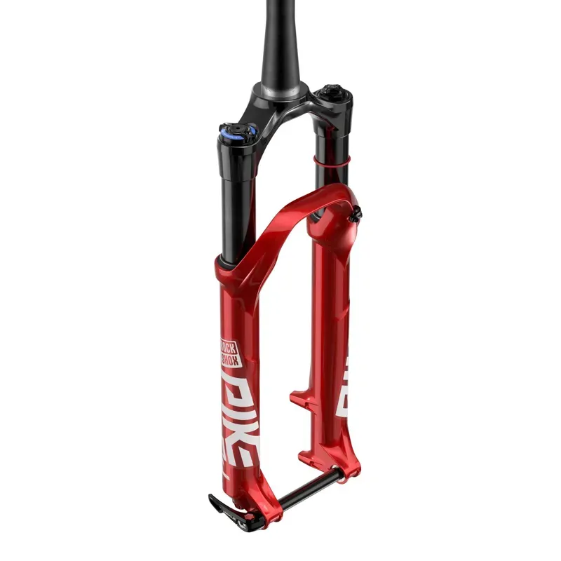 RockShox Fork Pike Dj - 26 15X100 Solo Air Crown Adjalum Str Tpr Disc  ELECTRIC RED 100mm