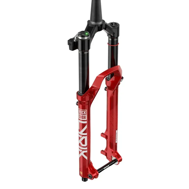 RockShox Fork Lyrik Ultimate Flight Attendant - 29 Boost 15X110 Tpr Smcrownod 44Offset Db+ A3: ELECTRIC RED 160mm