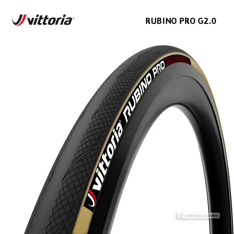 Vittoria Rubino Pro IV Tan G2.0 Clincher Tyre 700c 