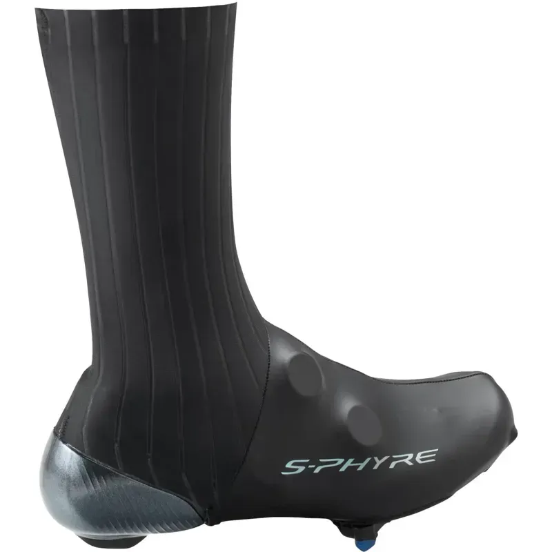 Shimano Clothing S-PHYRE Aero Shoe Covers in Flash Black-1
