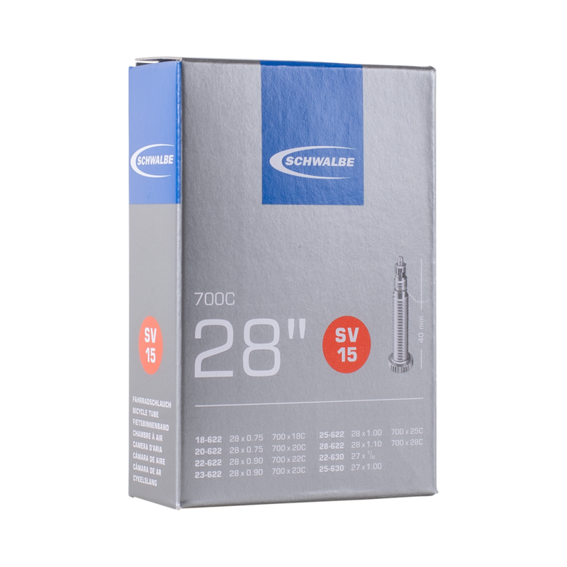 Schwalbe SV15 Tube 700c in Light-Blue-4