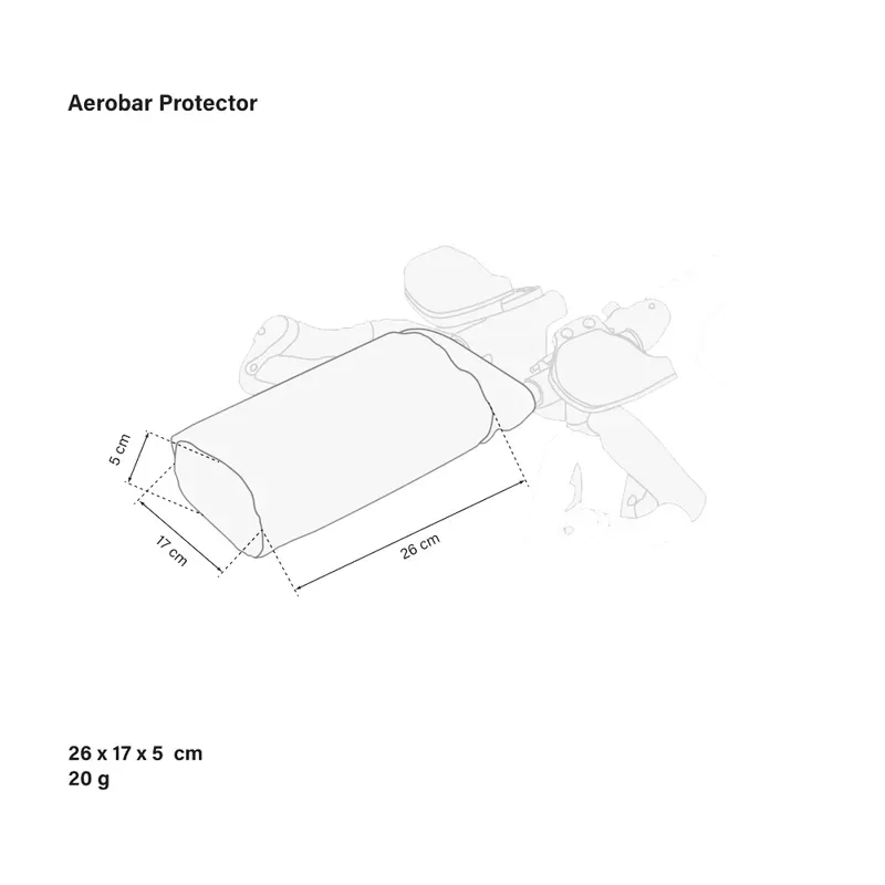 Scicon Sports Aero Bar Protection Cover in Black-2