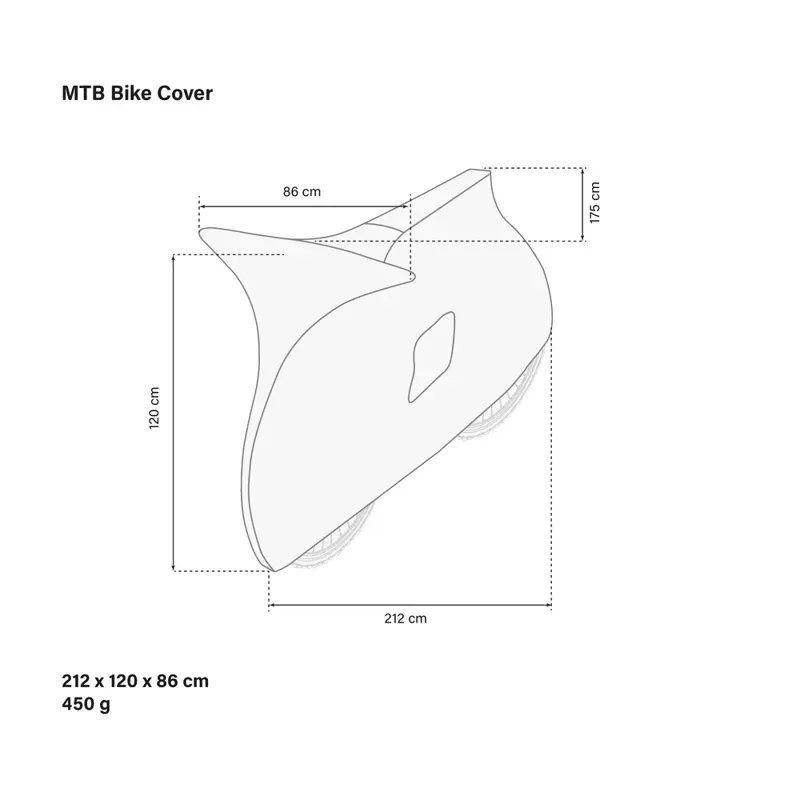 Scicon Sports MTB Bike Cover in Black-4