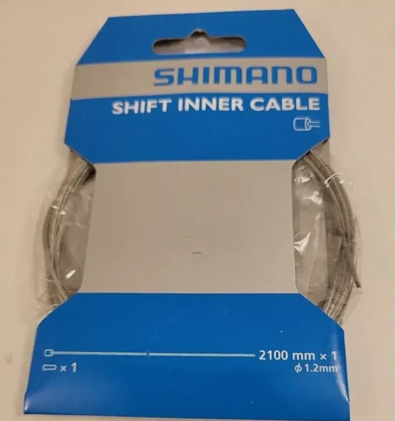 Shimano 1.2x2100mm Gear Inner Wire in Silver-2