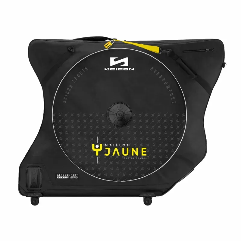 Scicon Tour De France Aerocomfort 3.0 Road Bike Travel Bag Black-Yellow