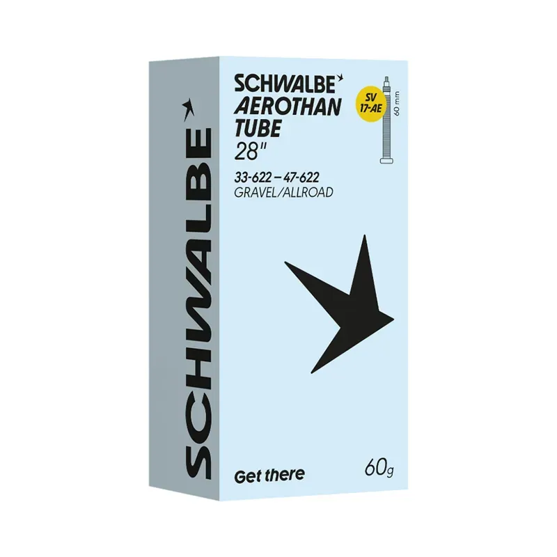 Schwalbe SV15-AE Aerothan 700x33/47c 40mm Inner Tube in Black-1