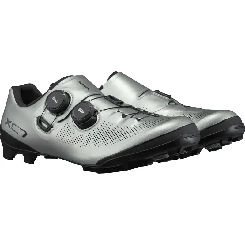 Shimano Clothing XC7 XC703 Shoes in Silver-1