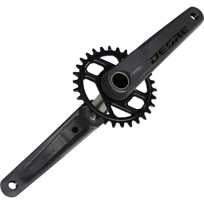Shimano Deore FC-M6200 12-Speed 55mm Chainline 30T Chainset 165mm in Black-1