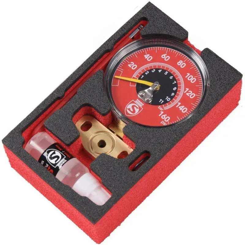 Silca HP Super Pista 160-psi Gauge in Red