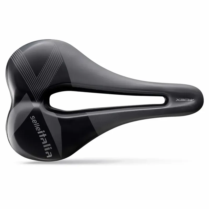 Selle Italia X-Bow TI316 Superflow Saddle: GREY/BLACK l3
