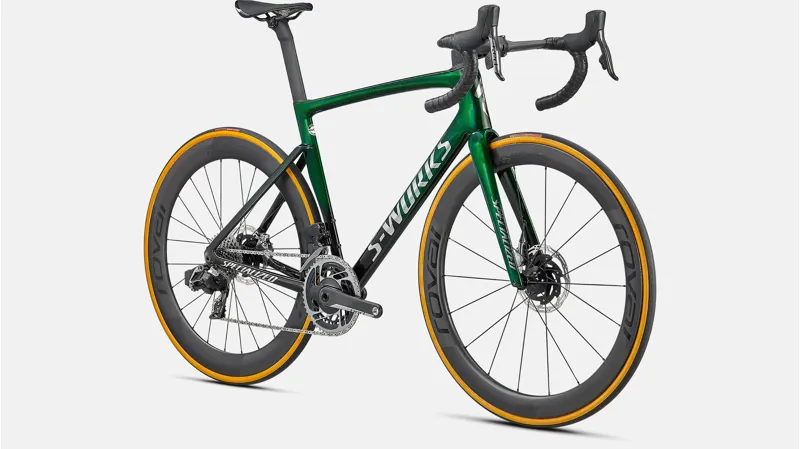 Specialized S-Works Tarmac SL7 - SRAM Red eTap AXS Carbon/Color Run Silver Green-1