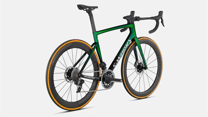 Specialized S-Works Tarmac SL7 - SRAM Red eTap AXS Carbon/Color Run Silver Green-2