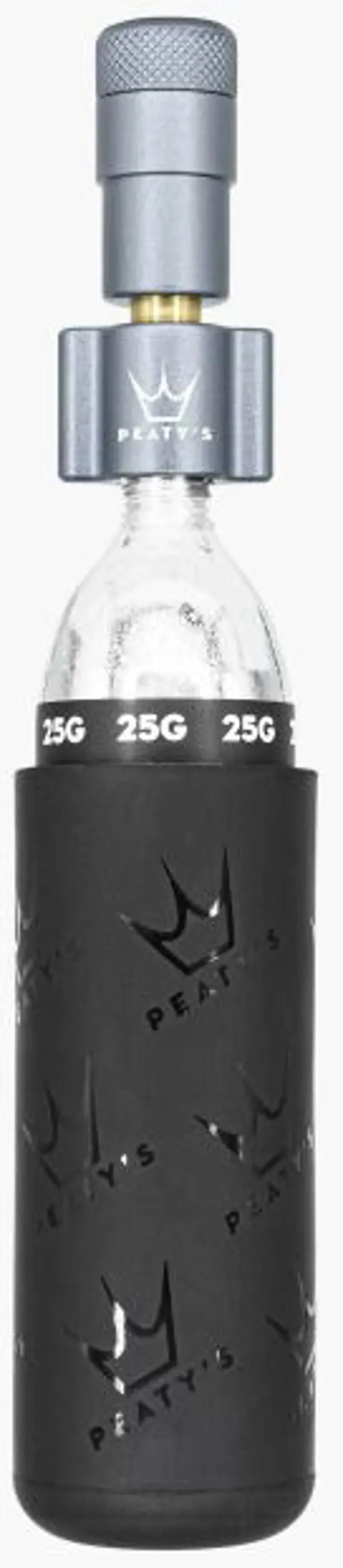 Peaty's Box of 12 Holeshot CO2 Tyre Inflator Head in Slate