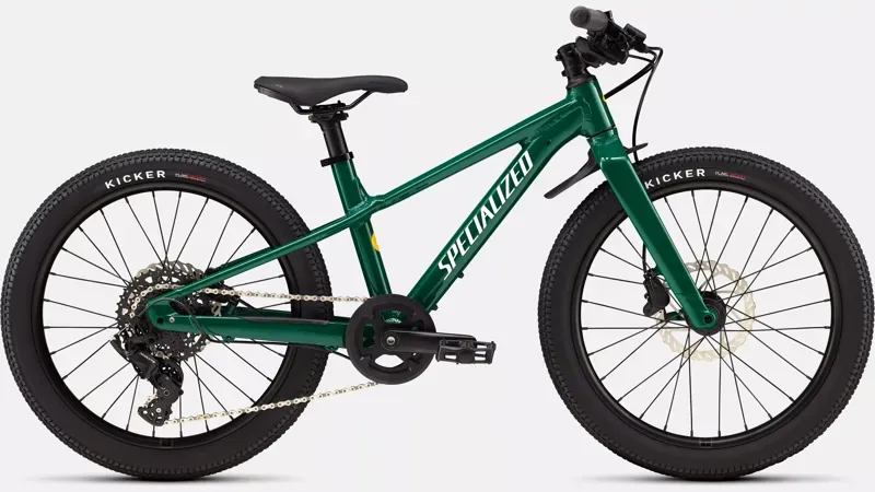Specialized Riprock 20 Kids Bike in Gloss Pine Green-1