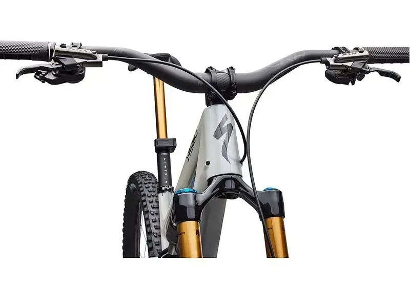 Specialized S-Works Stumpjumper 15 EVO Di2 MTB In Gloss Dolomite Metallic-4