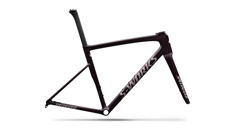 Specialized S-Works Tarmac SL8 Road Bike Frameset in Gloss Carbon/Bordeaux Nebula Directional Brush-1
