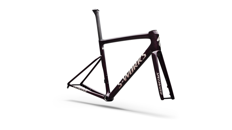 Specialized S-Works Tarmac SL8 Road Bike Frameset in Gloss Carbon/Bordeaux Nebula Directional Brush-2