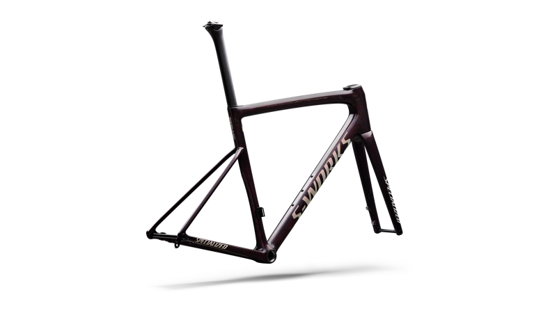 Specialized S-Works Tarmac SL8 Road Bike Frameset in Gloss Carbon/Bordeaux Nebula Directional Brush-3