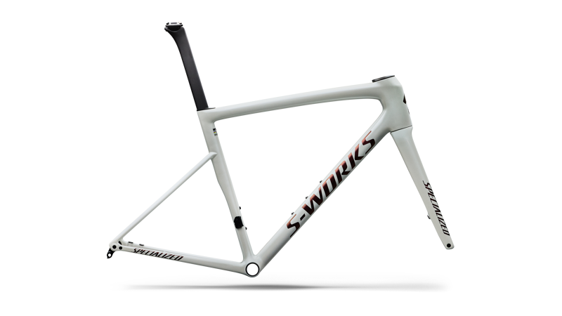 Specialized S-Works Tarmac SL8 Road Bike Frameset in Gloss Metallic White Silver-3