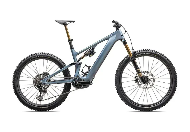 Specialized S-Works Turbo Levo 4 Electric Mountain Bike in Glacial Blue Metallic