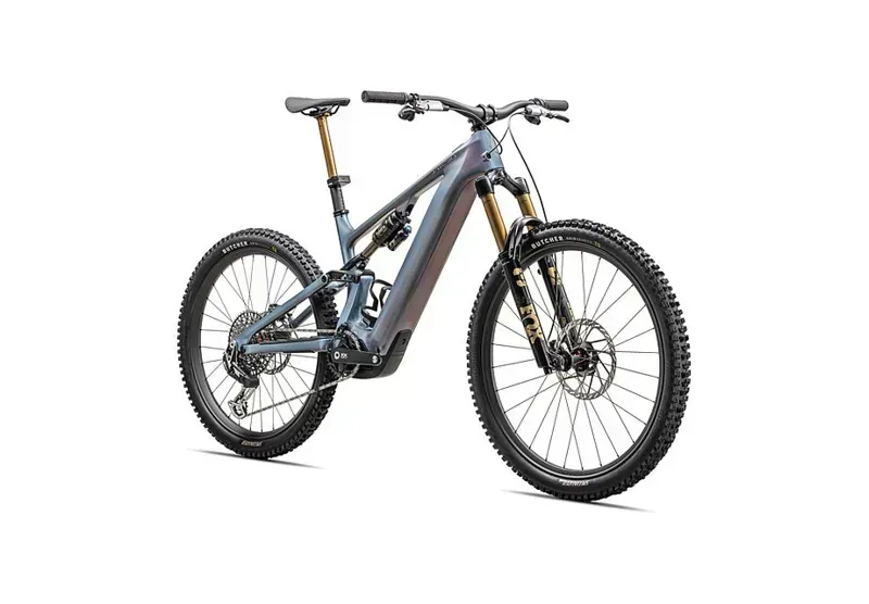 Specialized S-Works Turbo Levo 4 Electric Mountain Bike in Glacial Blue Metallic-1